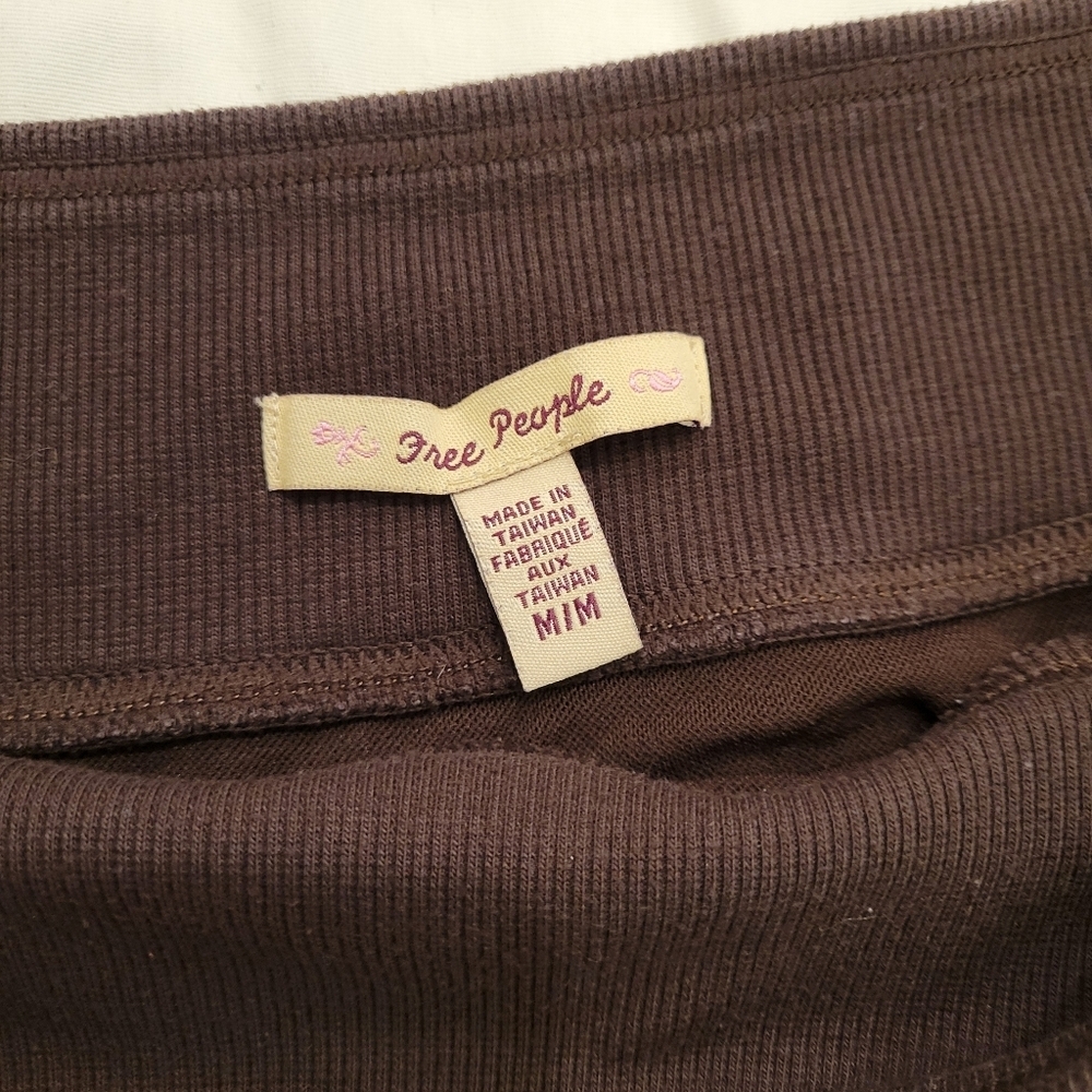 Free People Jersey knit stretch skirt size medium - Picture 2 of 3